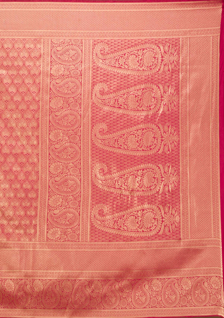 Maroon Plain Art Silk Saree