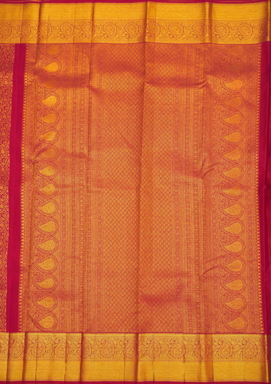 Maroon Zariwork Pure Silk Saree