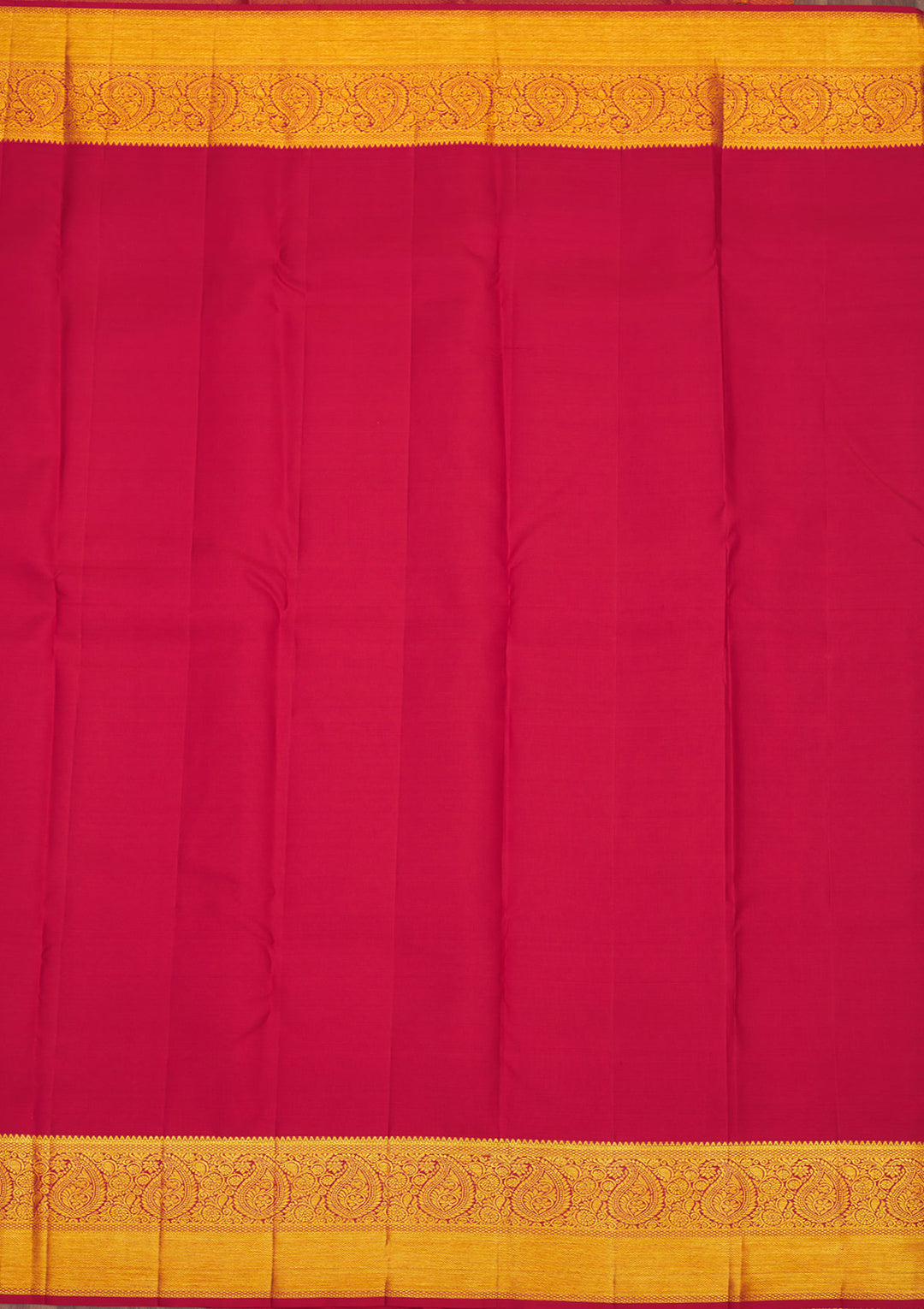 Maroon Zariwork Pure Silk Saree