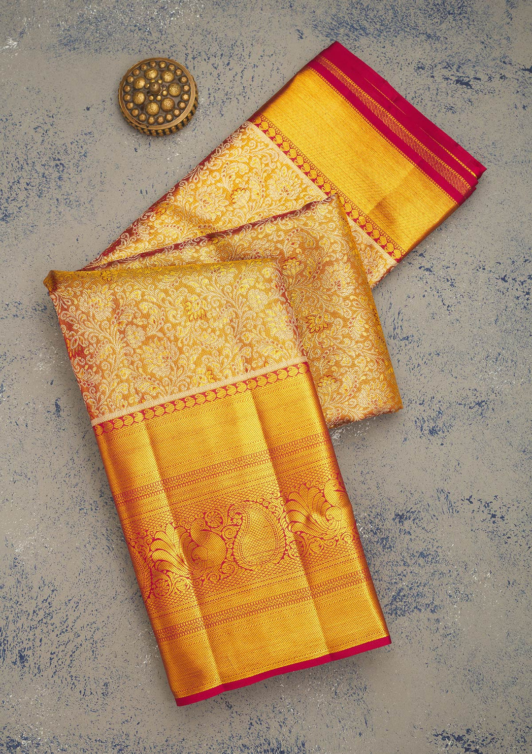 Maroon Zariwork Pure Silk Saree