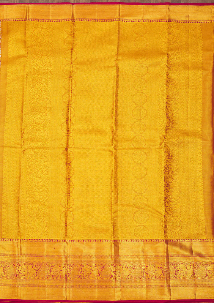 Maroon Zariwork Pure Silk Saree