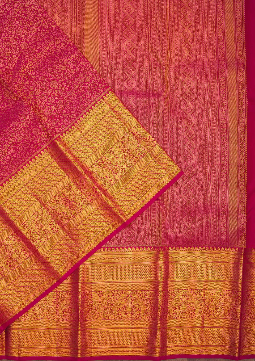 Maroon Zariwork Pure Silk Saree