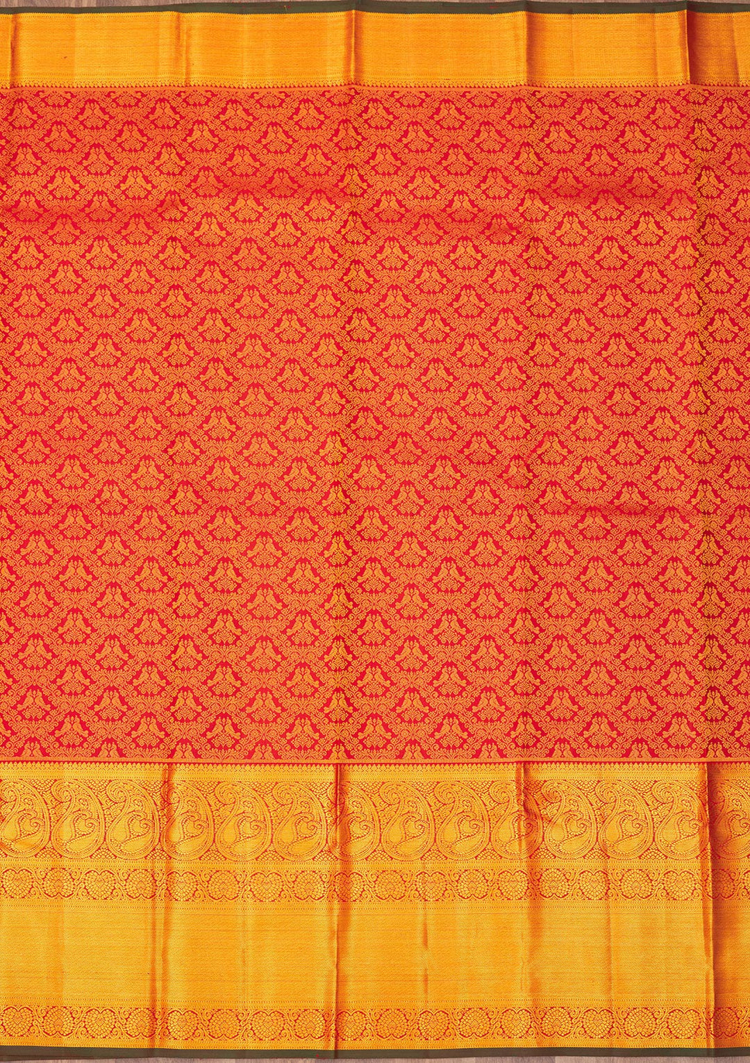 Maroon Zariwork Pure Silk Saree
