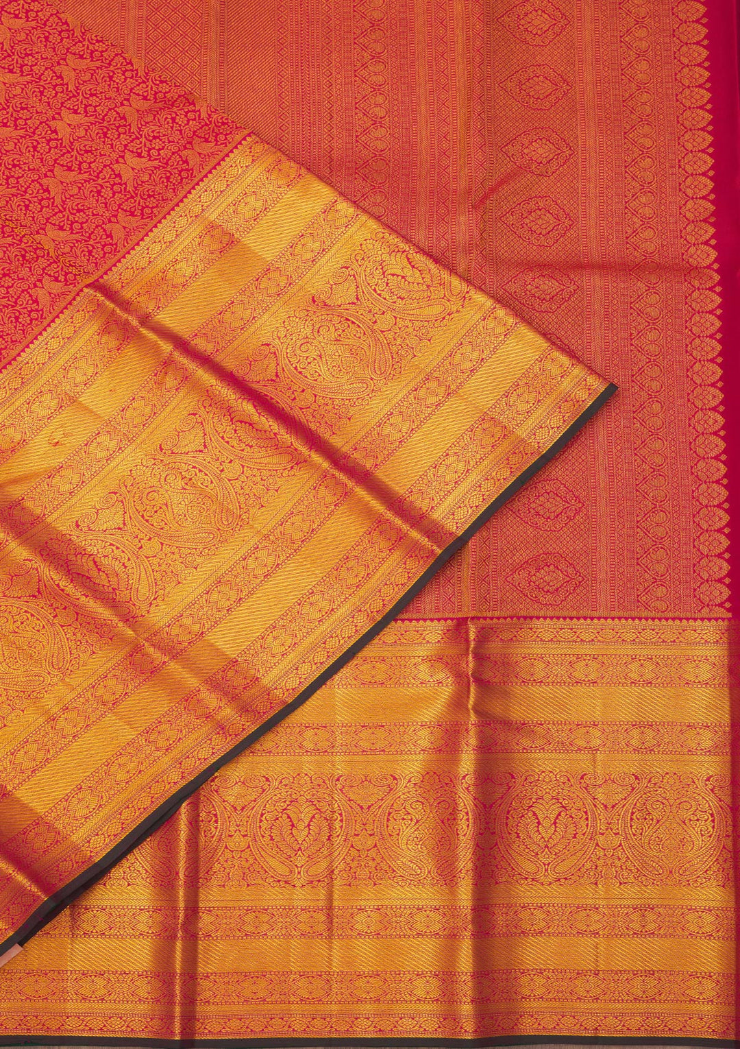 Maroon Zariwork Pure Silk Saree