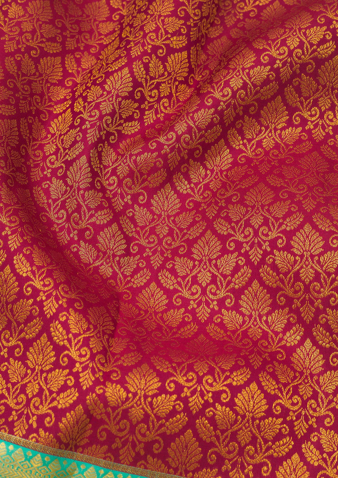 Maroon Zariwork Pure Silk Saree