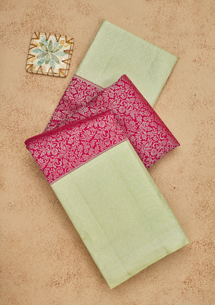 Maroon Zariwork Pure Silk Saree