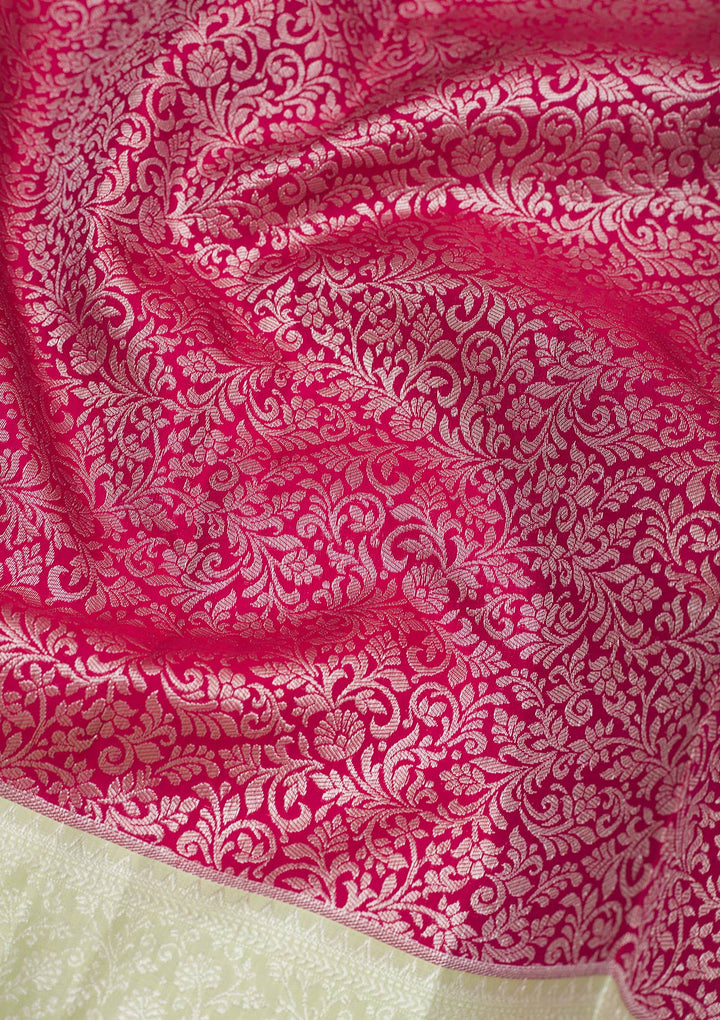 Maroon Zariwork Pure Silk Saree