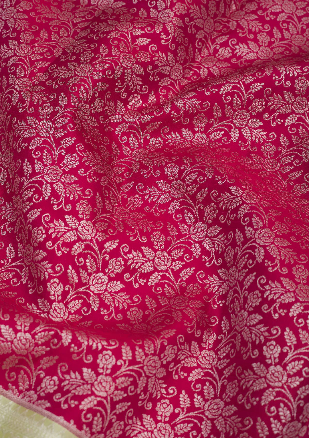 Maroon Zariwork Pure Silk Saree
