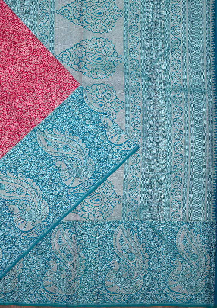 Maroon Zariwork Pure Silk Saree