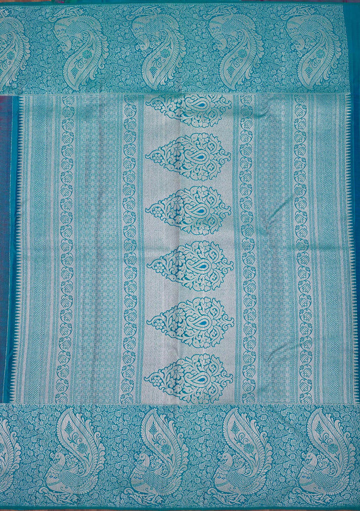 Maroon Zariwork Pure Silk Saree