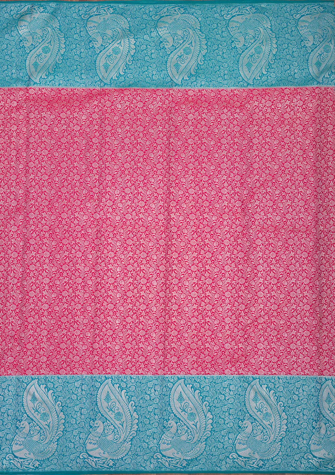 Maroon Zariwork Pure Silk Saree