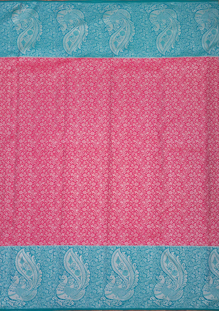 Maroon Zariwork Pure Silk Saree