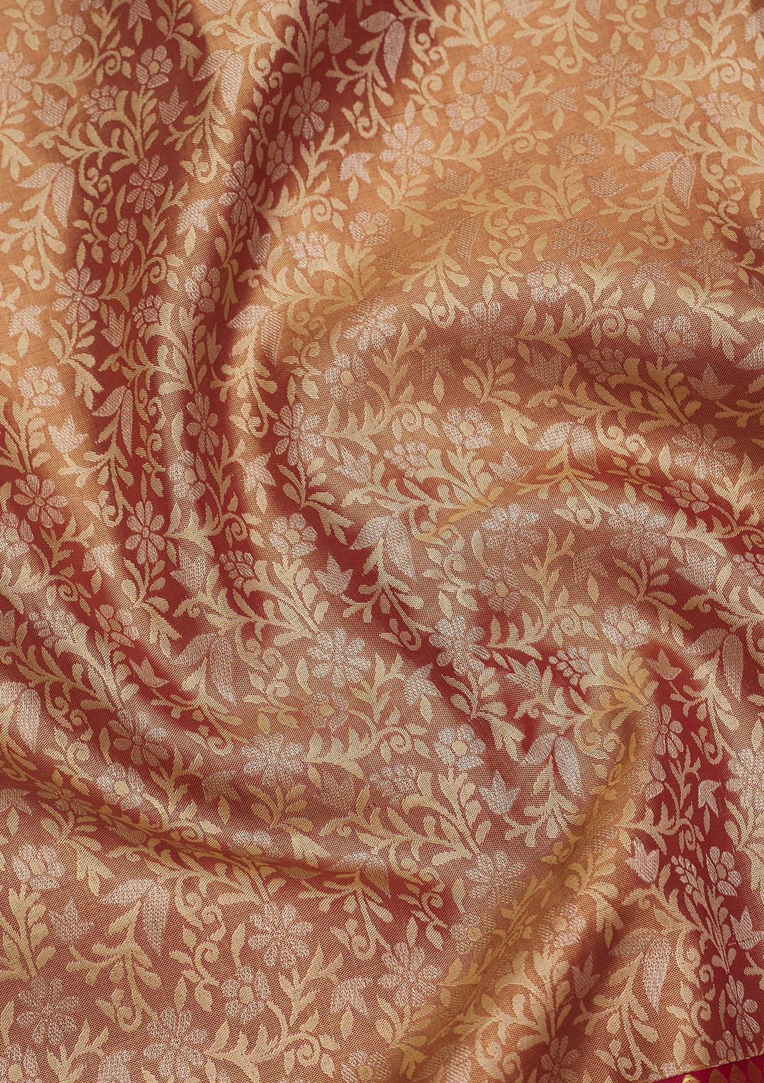 Maroon Zariwork Pure Silk Saree