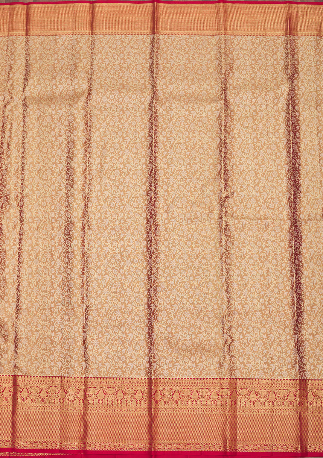 Maroon Zariwork Pure Silk Saree
