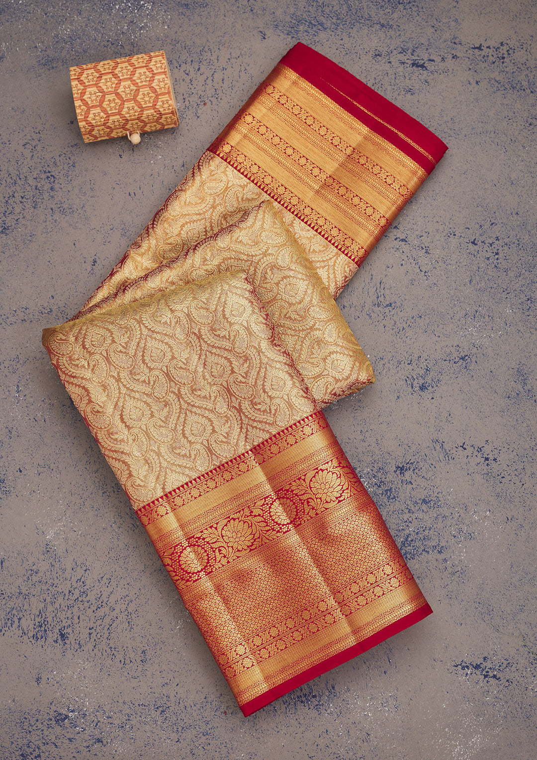 Maroon Zariwork Pure Silk Saree