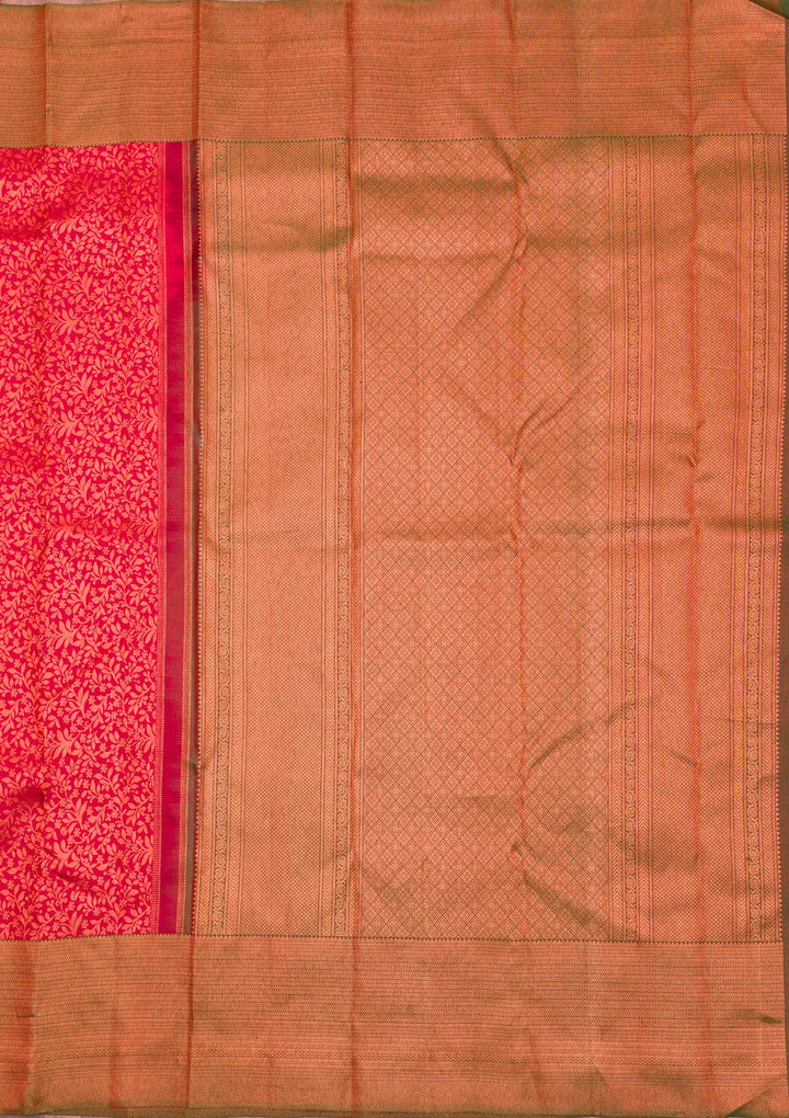 Maroon Zariwork Kanjivaram Pure Silk Saree