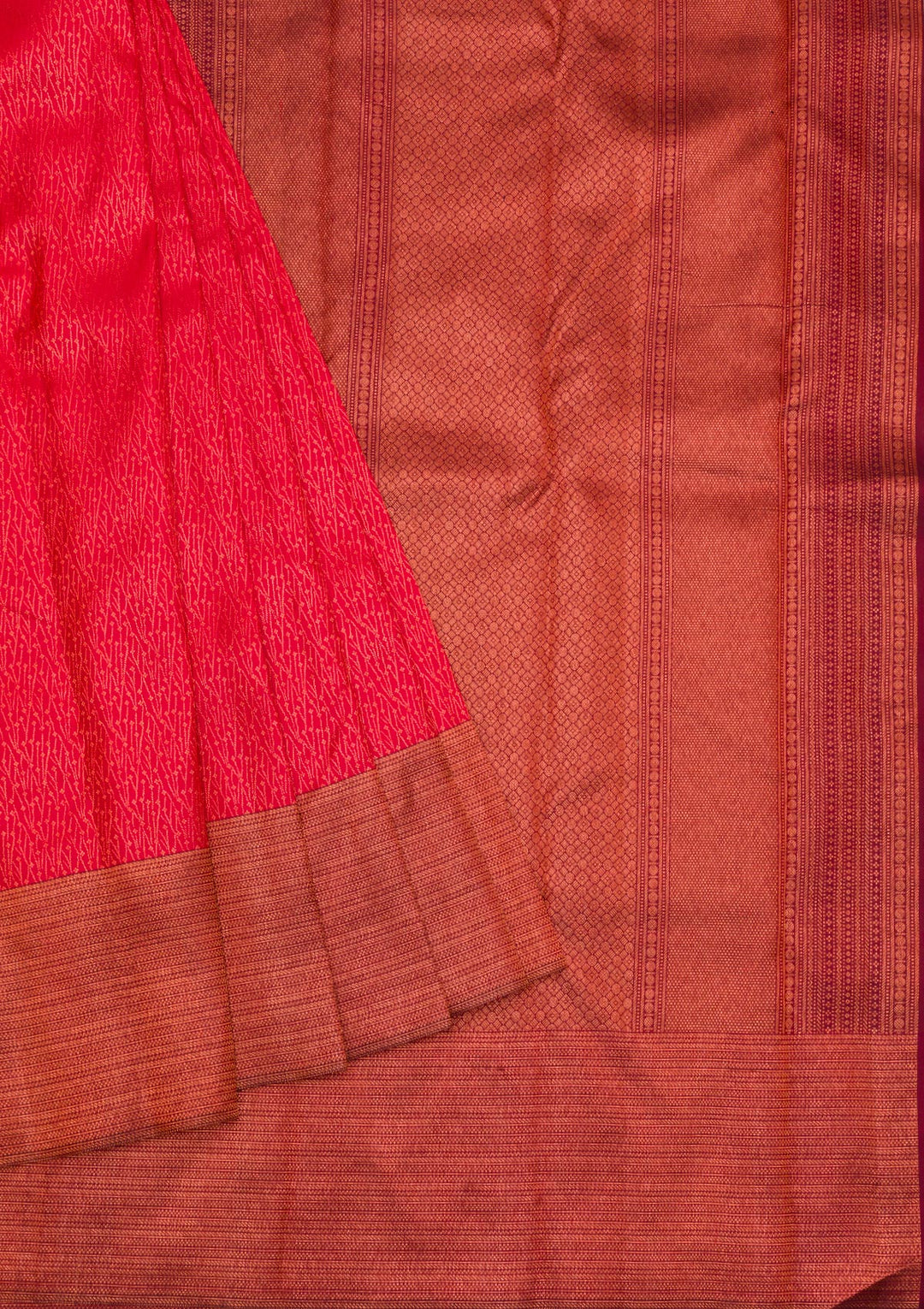 Maroon Zariwork Kanjivaram Pure Silk Saree