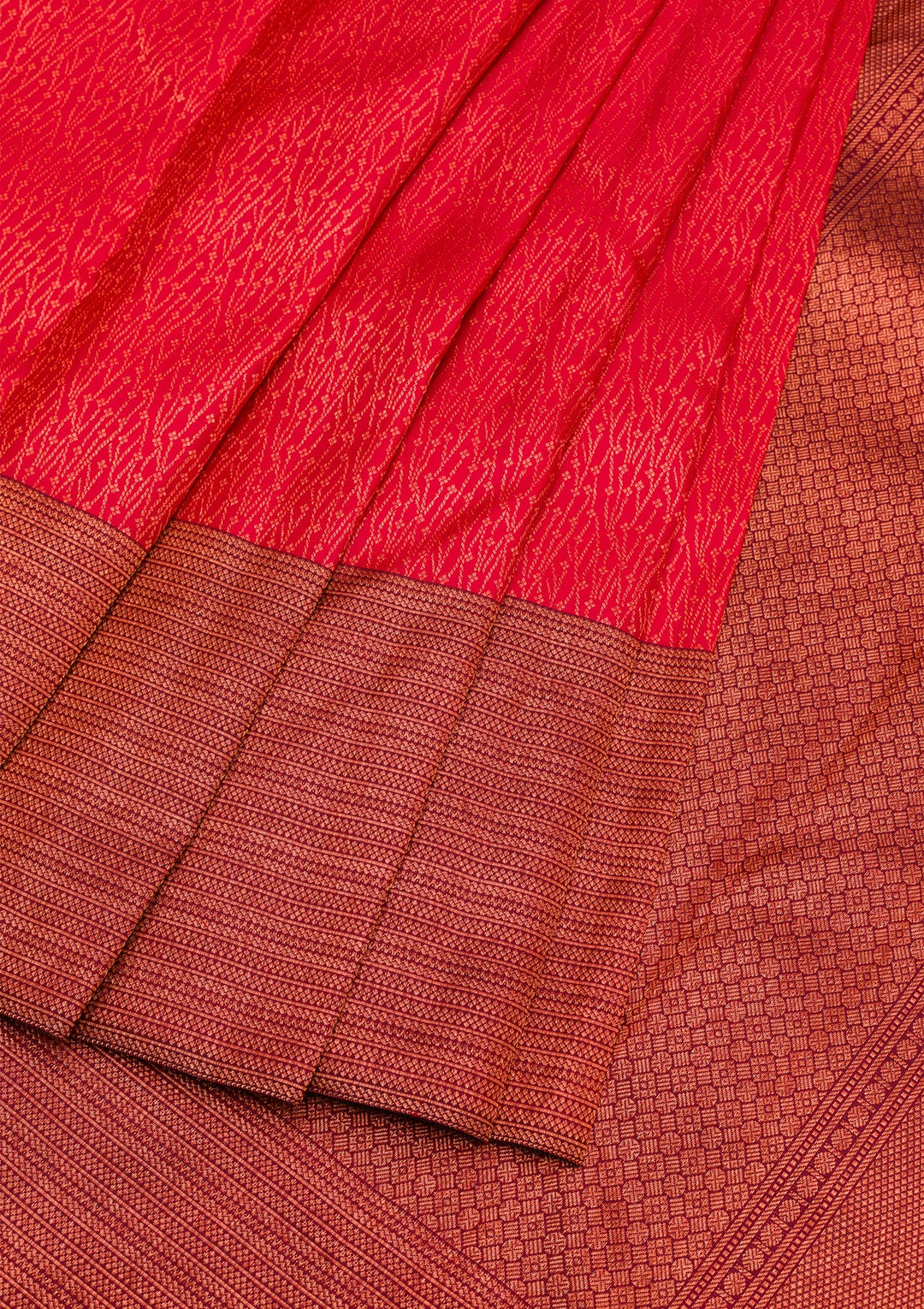 Maroon Zariwork Kanjivaram Pure Silk Saree