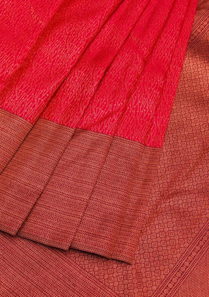 Maroon Zariwork Kanjivaram Pure Silk Saree