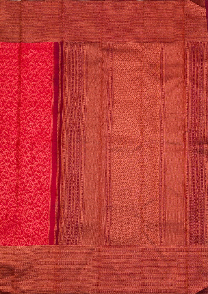 Maroon Zariwork Kanjivaram Pure Silk Saree