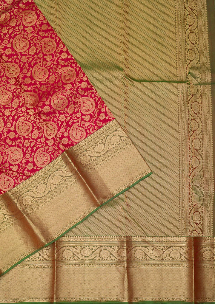 Maroon Zariwork Banarasi Pure Silk Saree