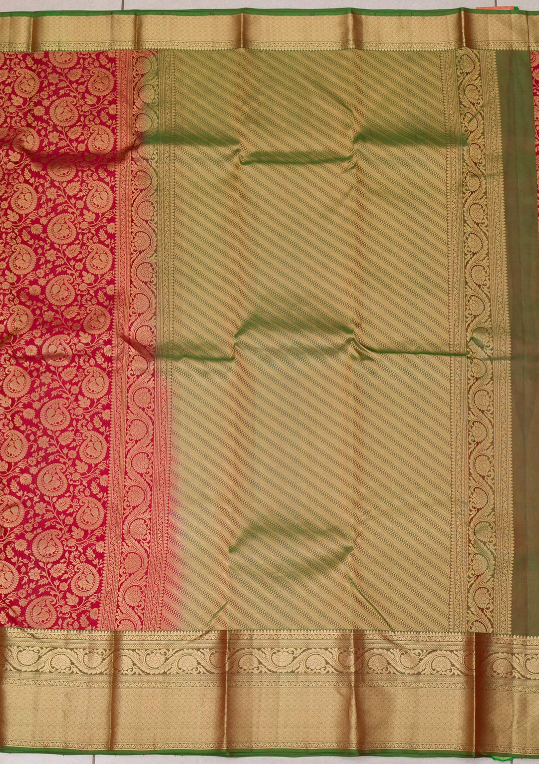 Maroon Zariwork Banarasi Pure Silk Saree