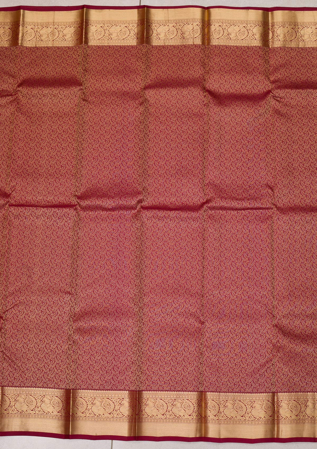 Maroon Zariwork Banarasi Pure Silk Saree