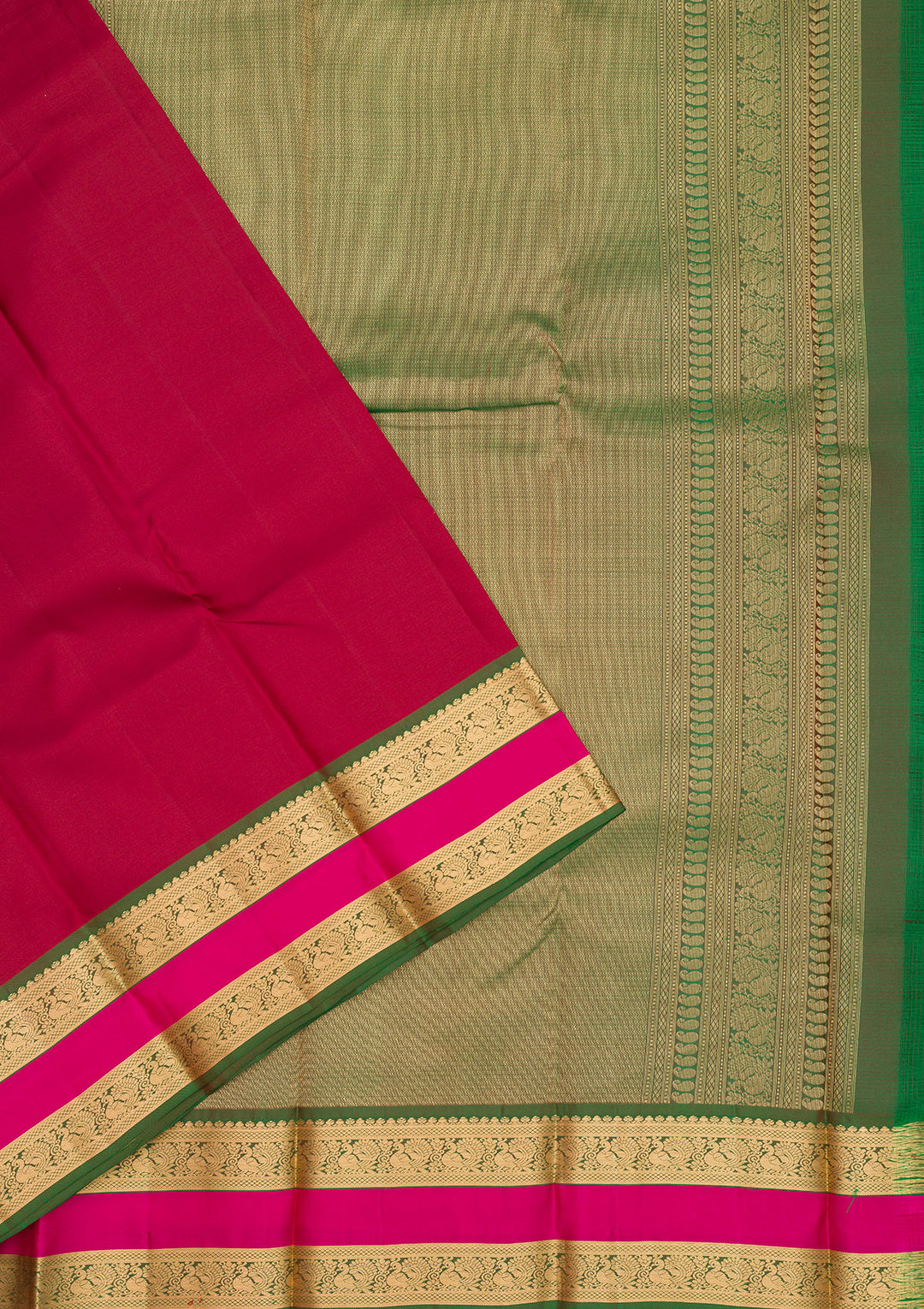 Maroon Zariwork Pure Silk Saree