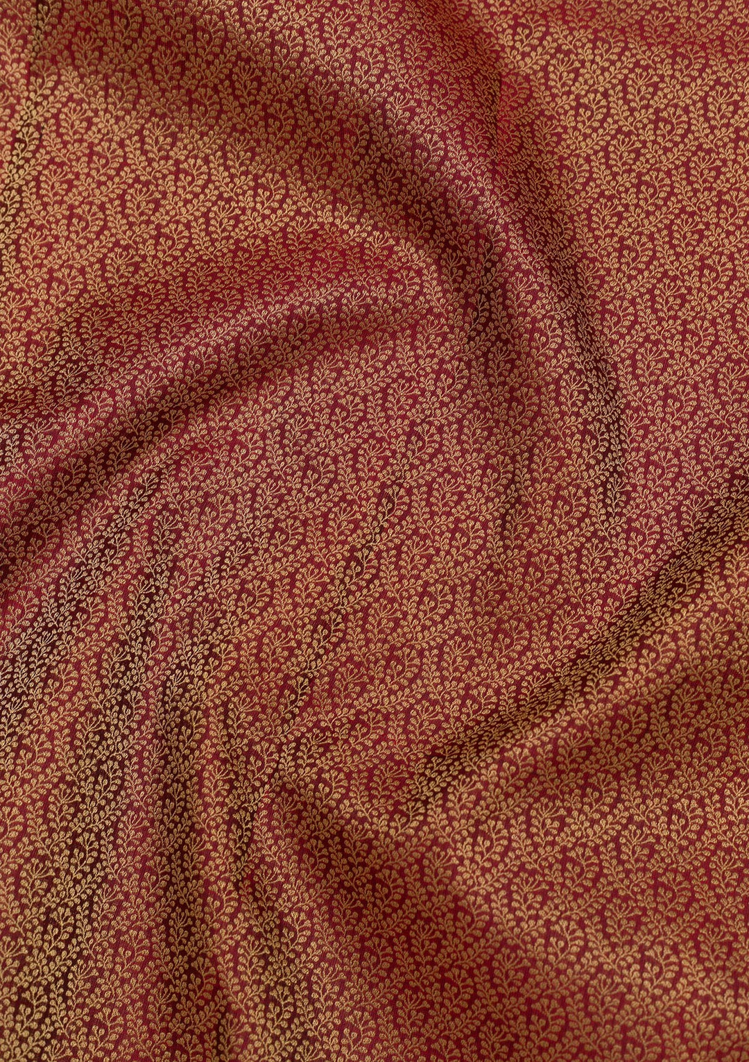 Maroon Zariwork Pure Silk Saree