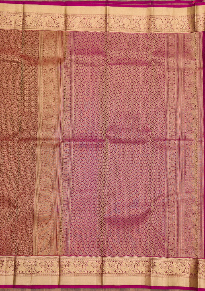 Maroon Zariwork Pure Silk Saree