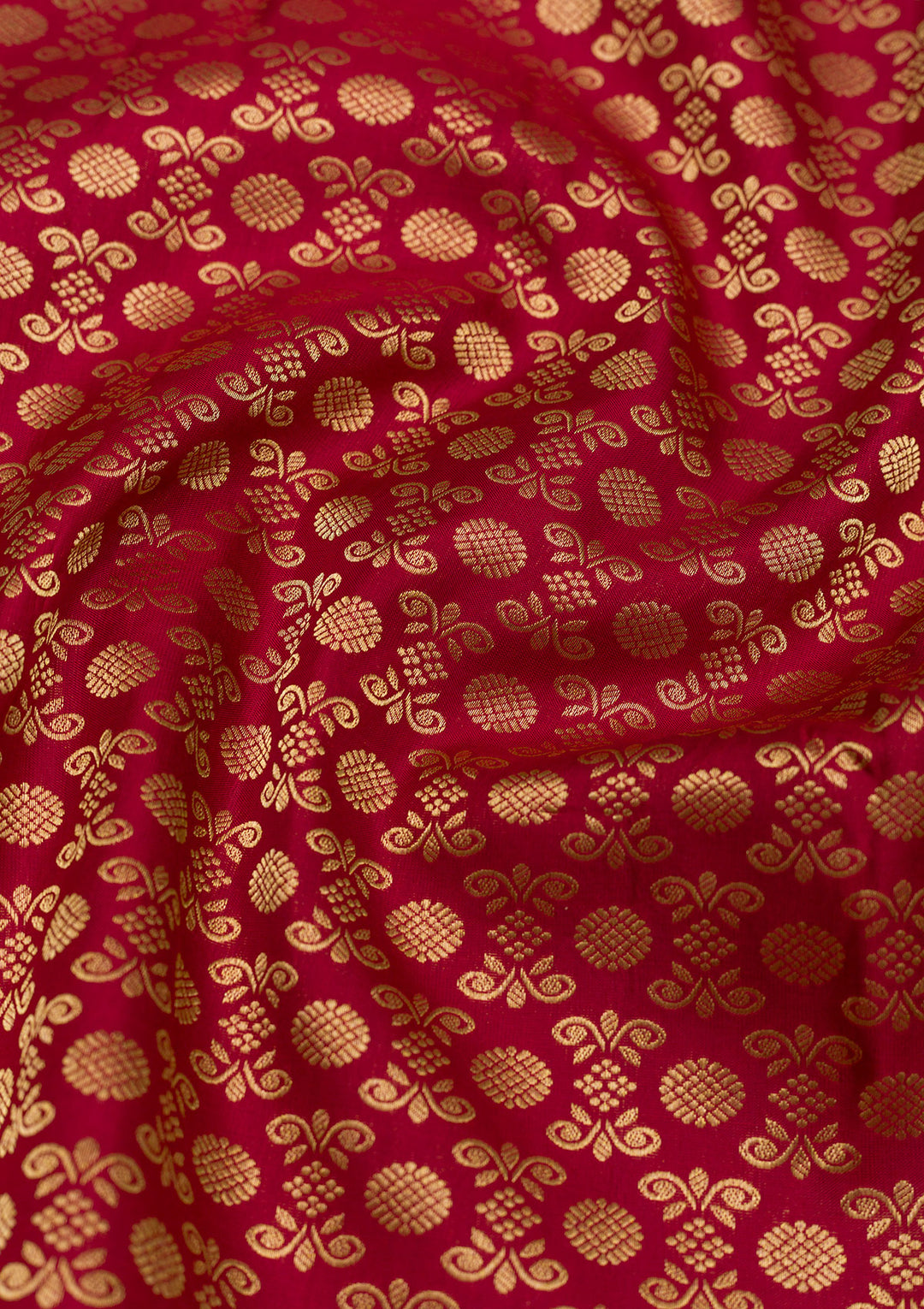 Maroon Zariwork Pure Silk Saree