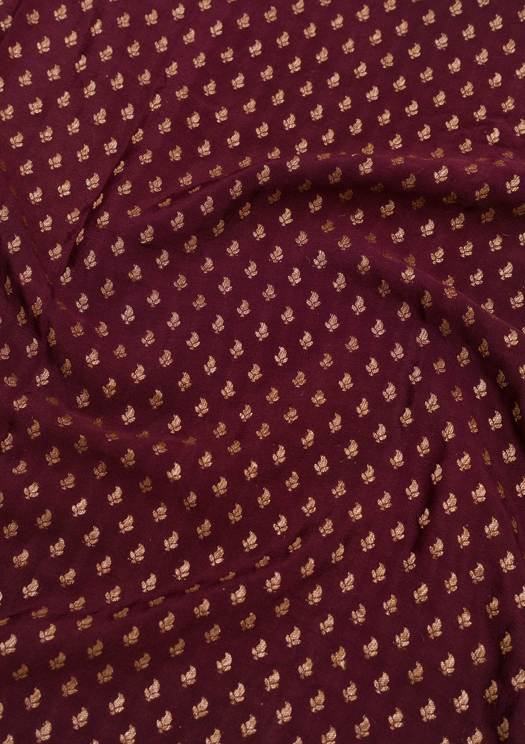 Maroon Zariwork Pure Silk Saree