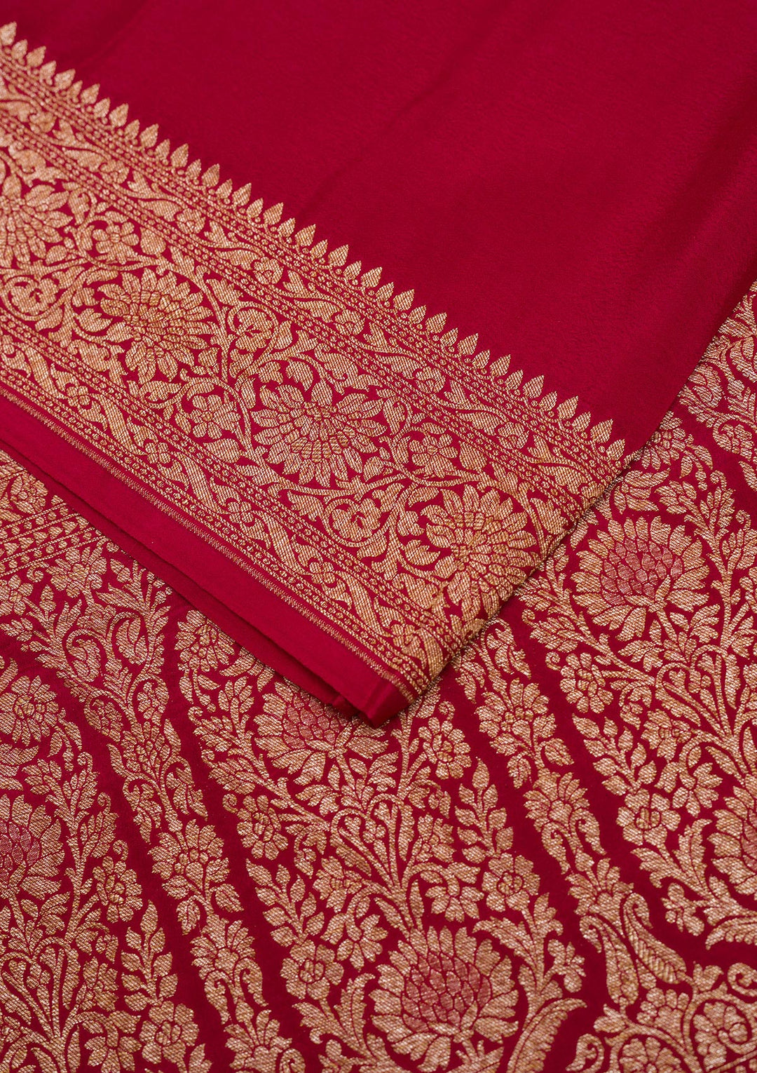 Maroon Zariwork Pure Silk Saree