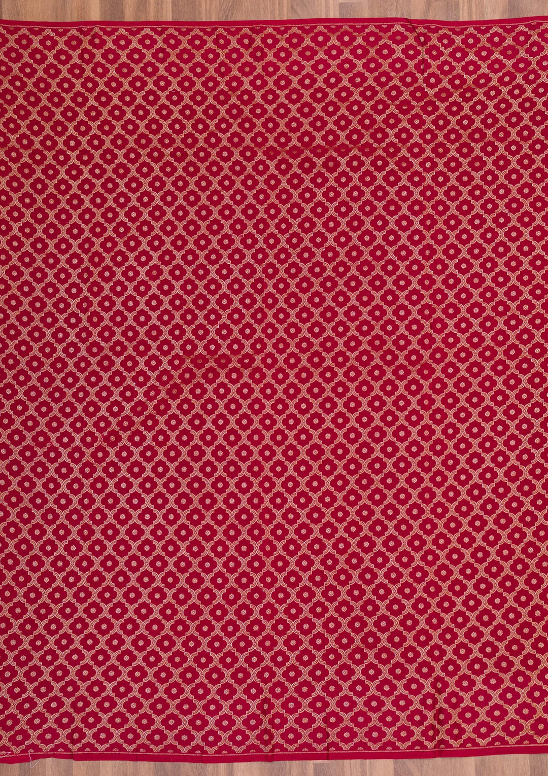 Maroon Zariwork Pure Silk Saree
