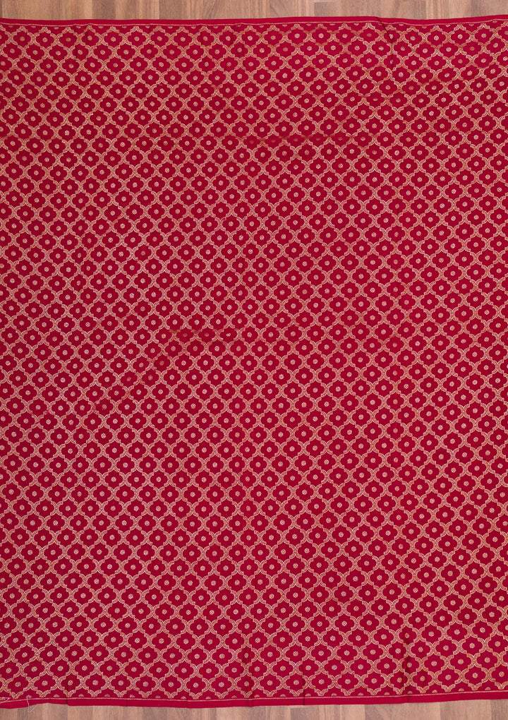 Maroon Zariwork Pure Silk Saree