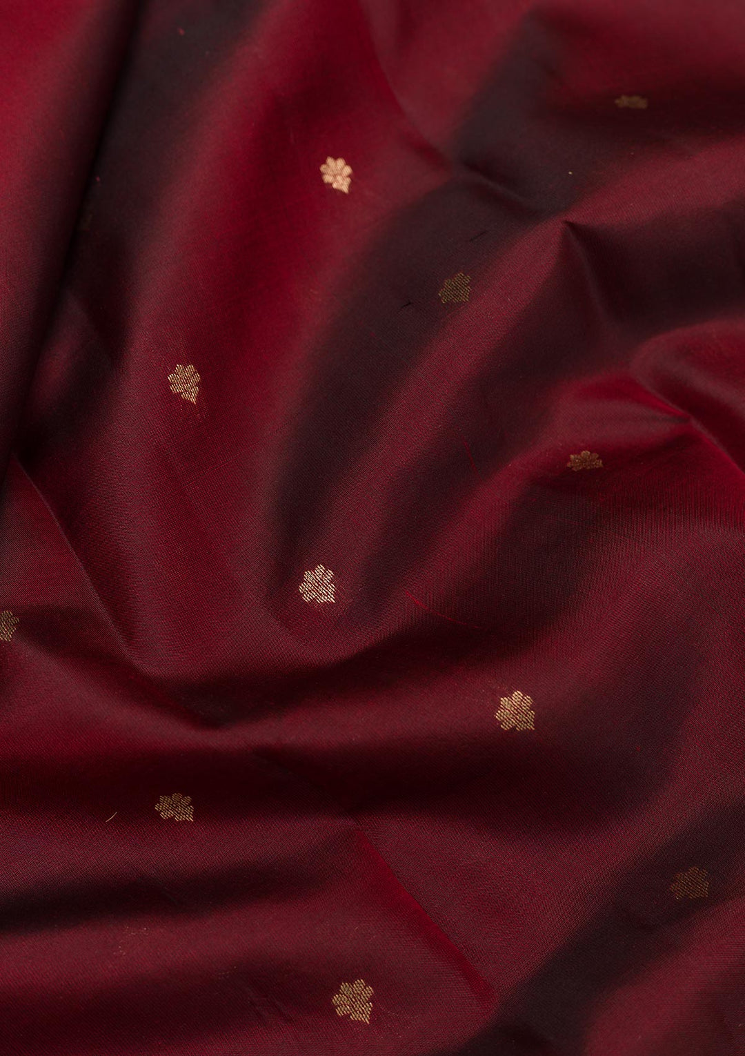 Maroon Zariwork Kanjivaram Pure Silk Saree