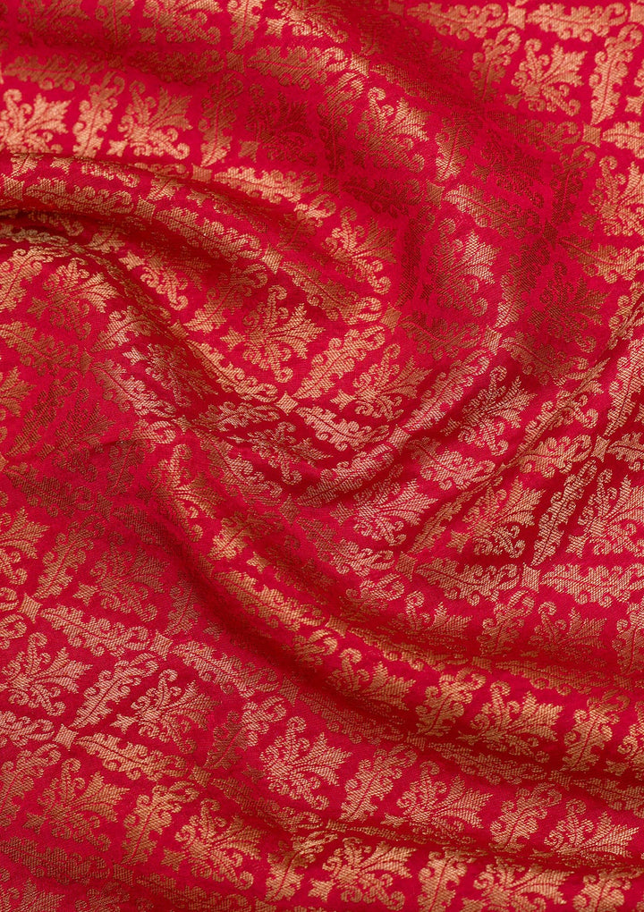 Maroon Zariwork Banarasi Pure Silk Saree
