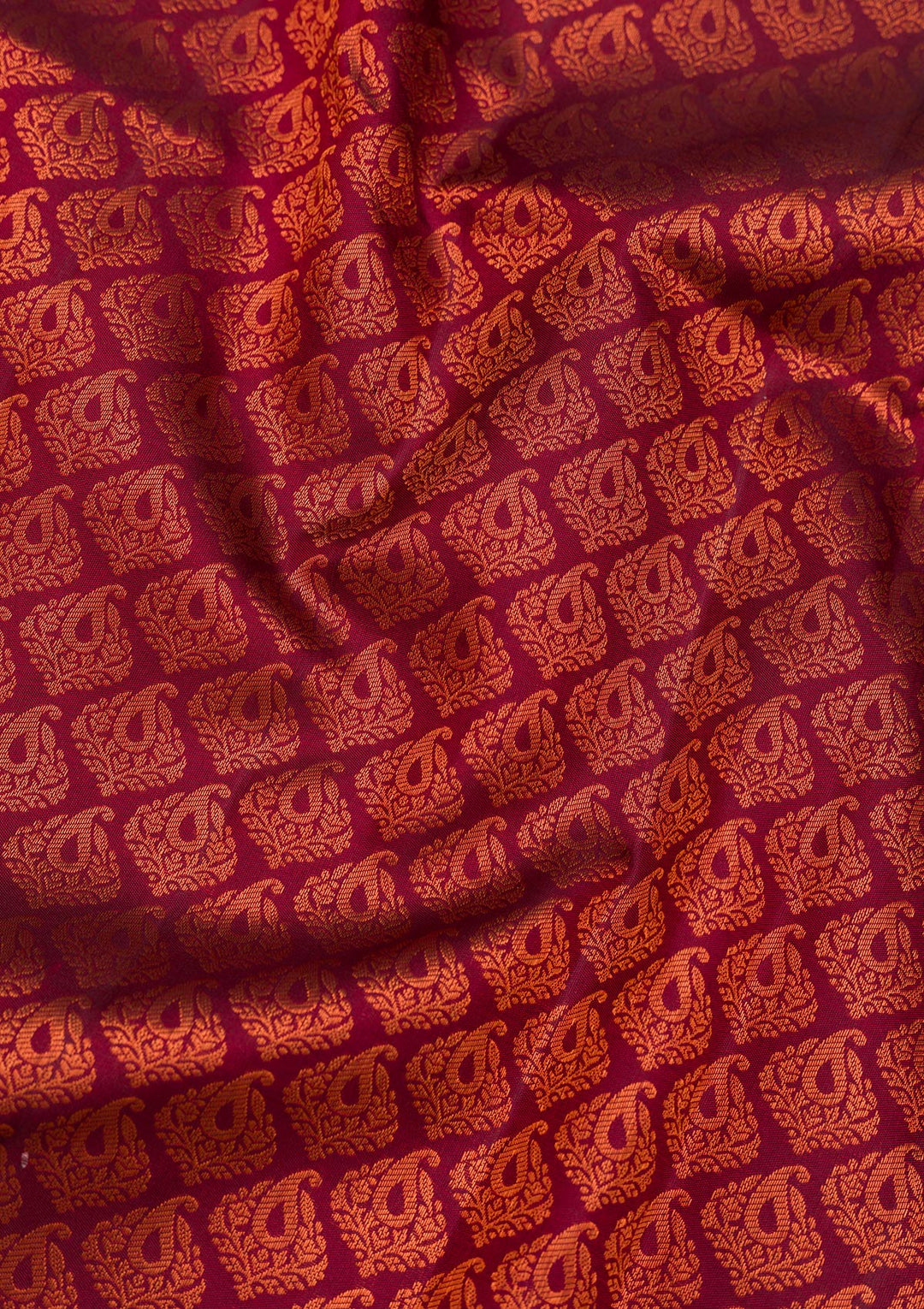 Wine Zariwork Pure Silk Saree