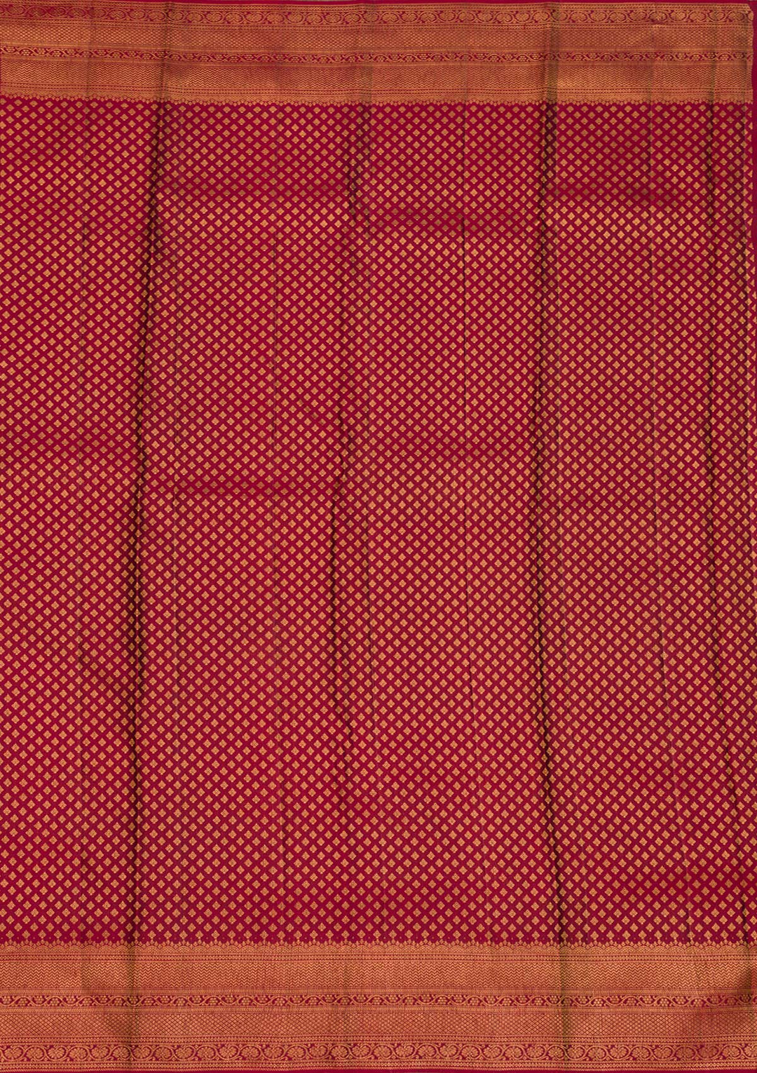 Maroon Zariwork Pure Silk Saree