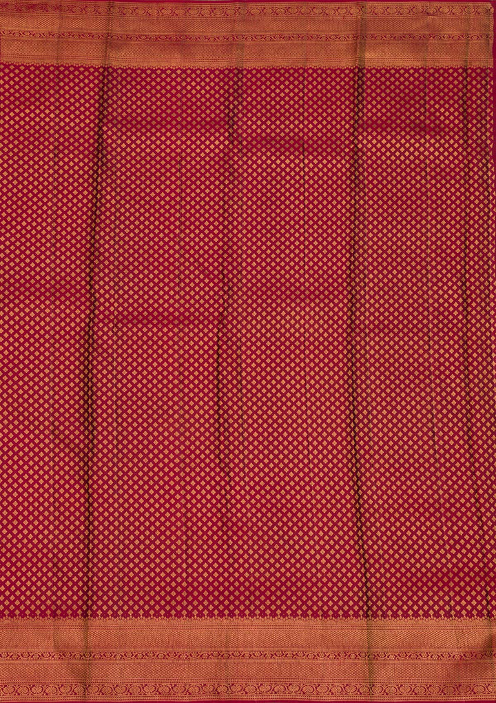 Maroon Zariwork Pure Silk Saree