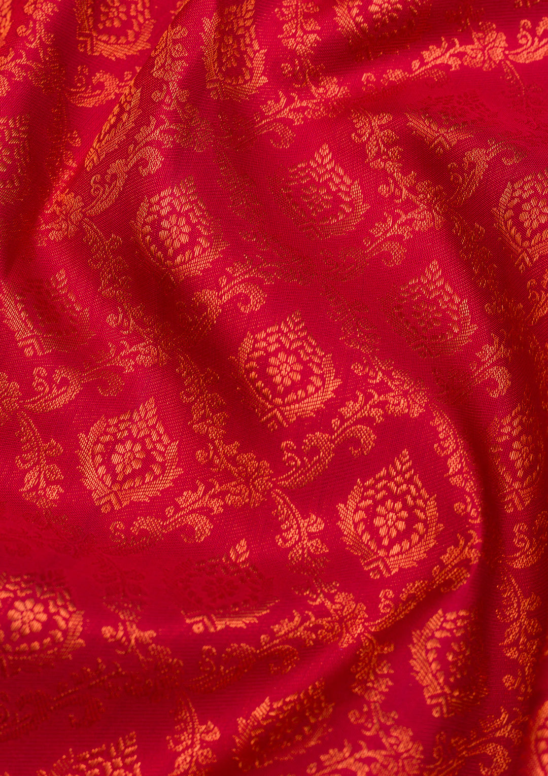 Red Zariwork Pure Silk Saree