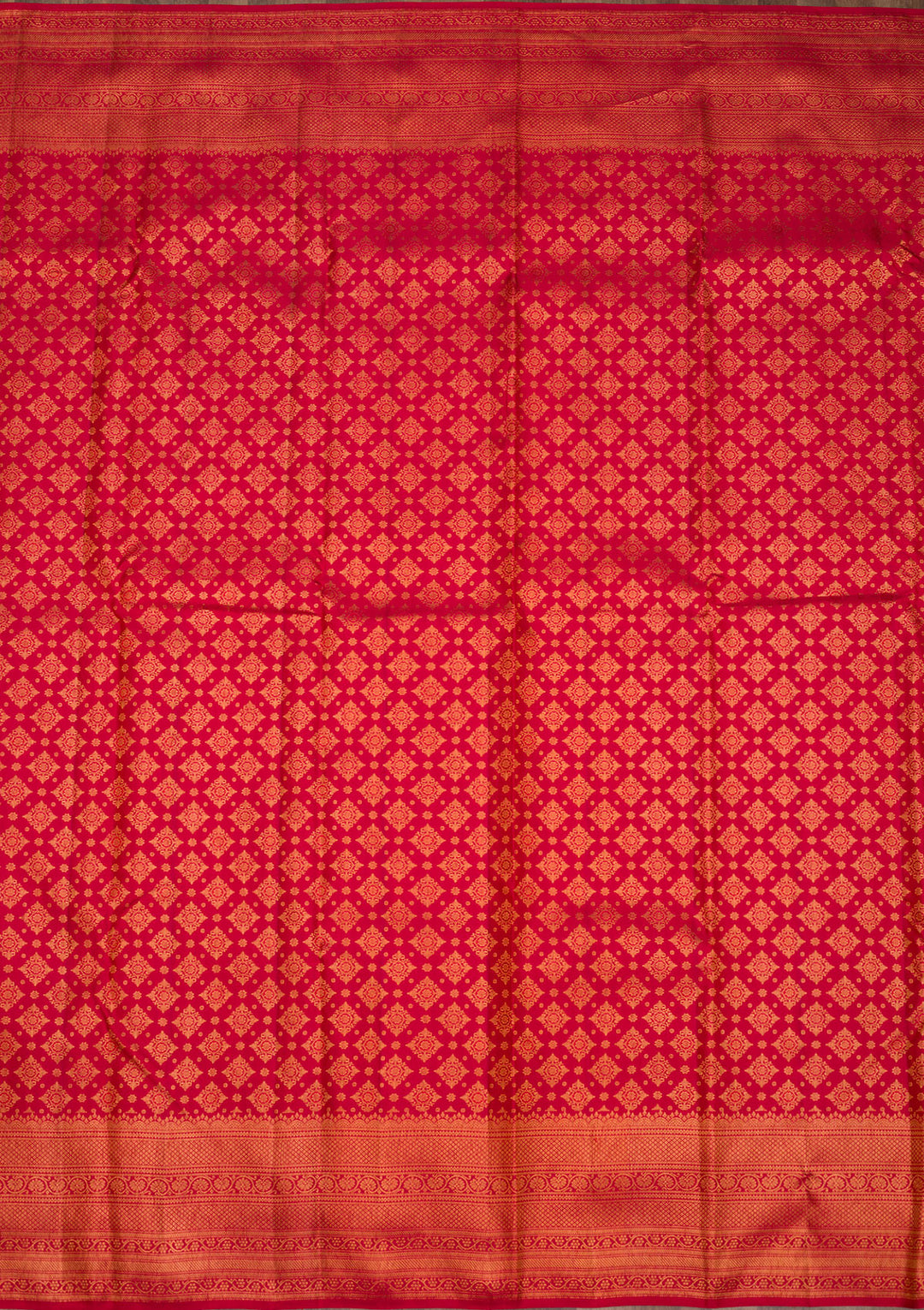Red Zariwork Pure Silk Saree