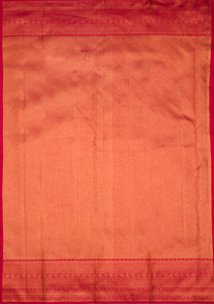 Red Zariwork Pure Silk Saree