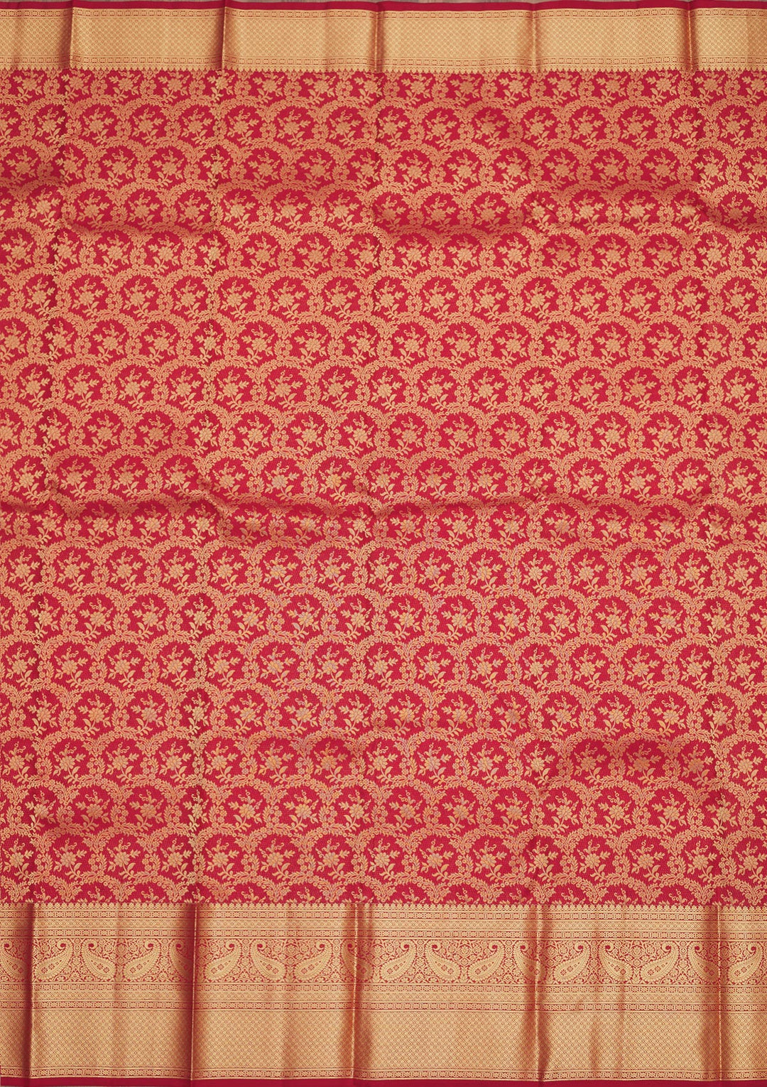 Maroon Zariwork Pure Silk Saree