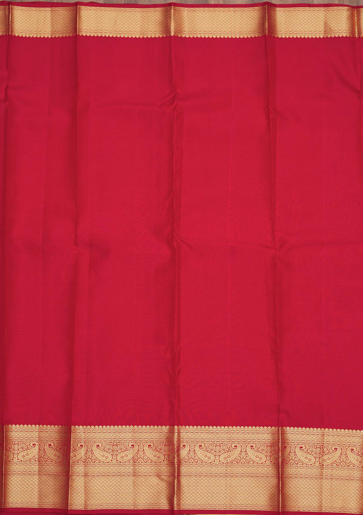 Maroon Zariwork Pure Silk Saree