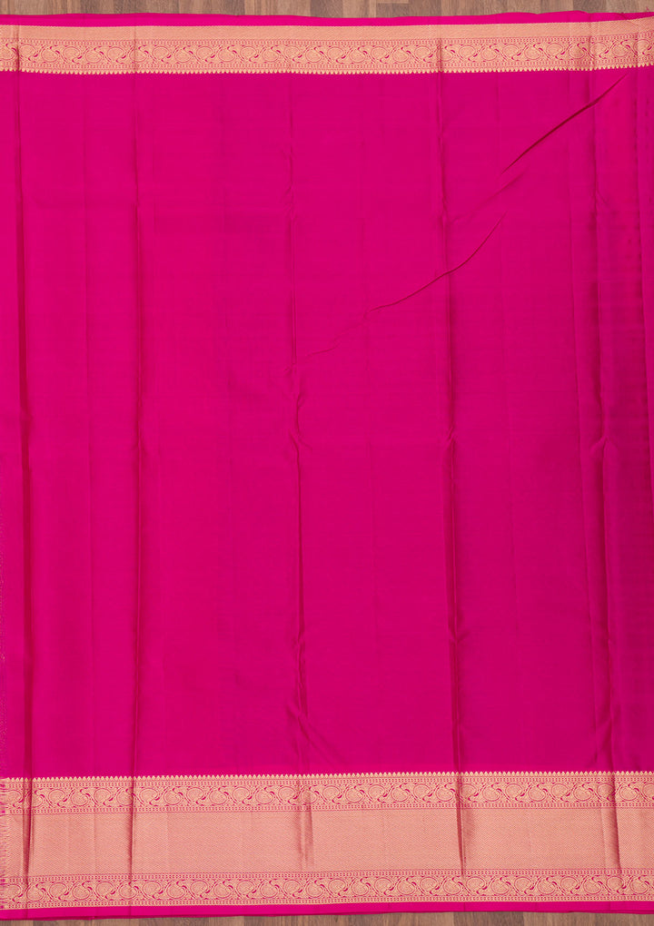 Maroon Zariwork Pure Silk Saree