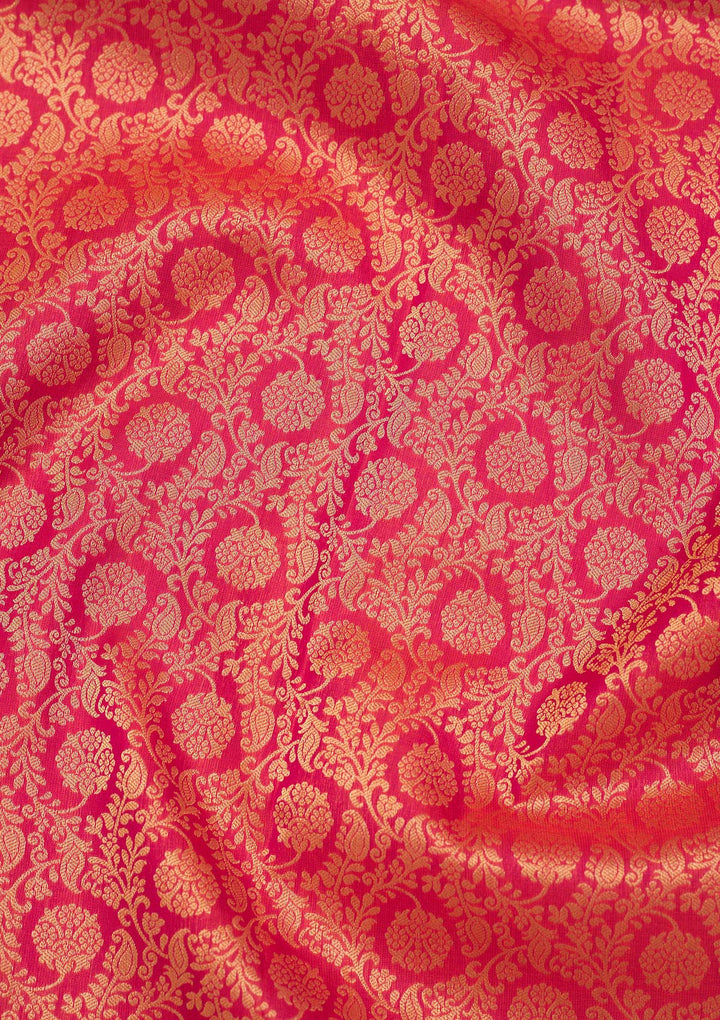 Red Zariwork Pure Silk Saree