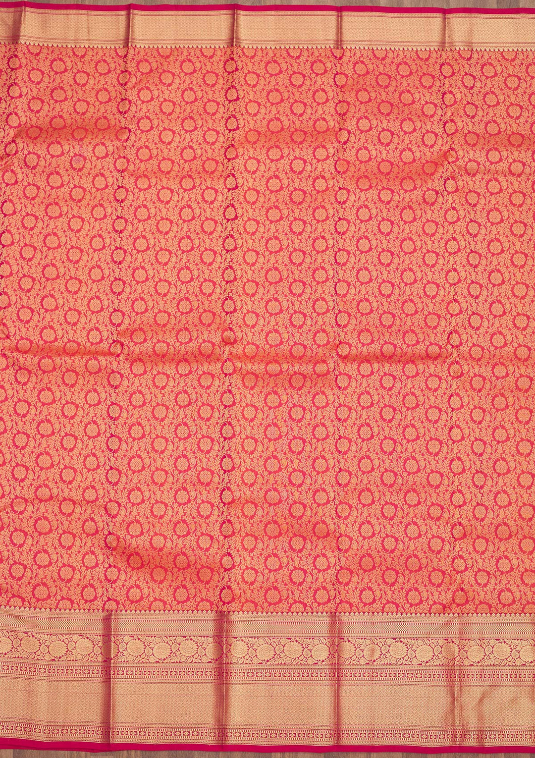 Red Zariwork Pure Silk Saree