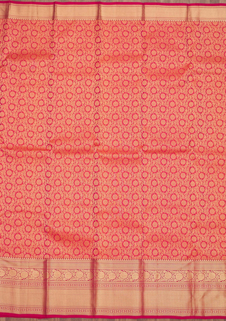 Red Zariwork Pure Silk Saree
