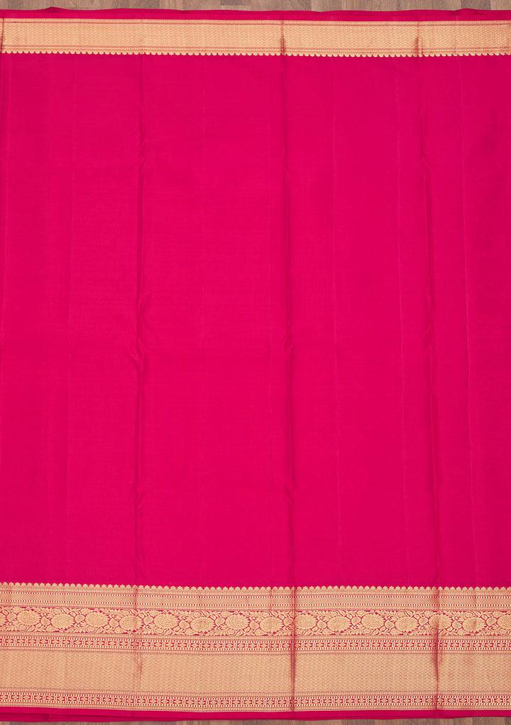 Red Zariwork Pure Silk Saree